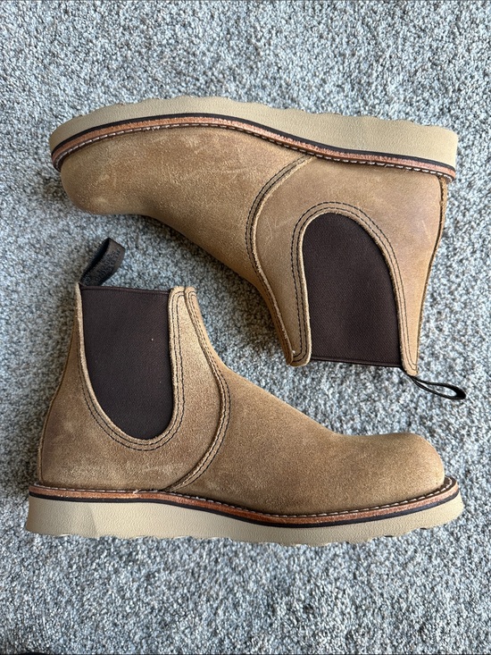 Red Wing Shoes Other - Red Wing Shoes Hawthorne Classic Tan Suede Chelsea Work Boots